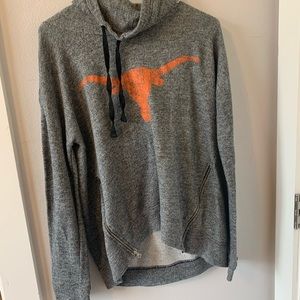 UT sweatshirt with zippers